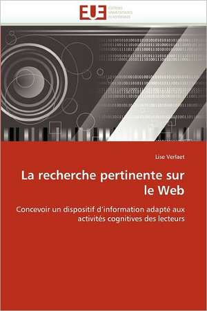 La recherche pertinente sur le Web de Lise Verlaet