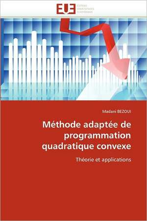 Méthode adaptée de programmation quadratique convexe de Madani Bezoui