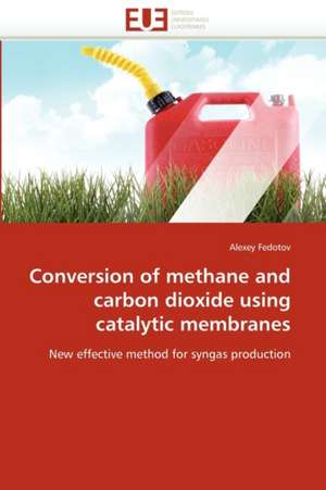 Conversion of methane and carbon dioxide using catalytic membranes de Alexey Fedotov