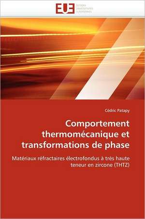 Comportement thermomécanique et transformations de phase de Cédric Patapy