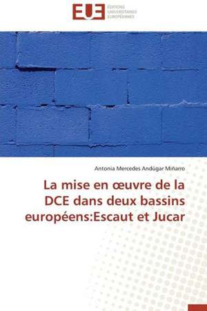 La Mise En Uvre de La DCE Dans Deux Bassins Europeens: Escaut Et Jucar de Antonia Mercedes Andúgar Miñarro