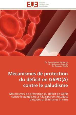 Mecanismes de Protection Du Deficit En G6pd(a) Contre Le Paludisme