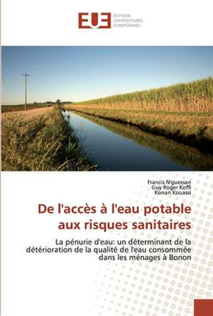 De l'accès à l'eau potable aux risques sanitaires de Francis N'Guessan