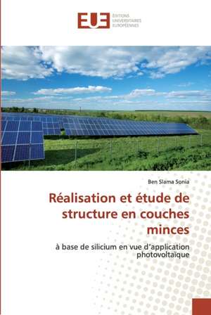 Réalisation et étude de structure en couches minces de Ben Slama Sonia