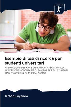 Esempio di tesi di ricerca per studenti universitari de Birhanu Ayenew