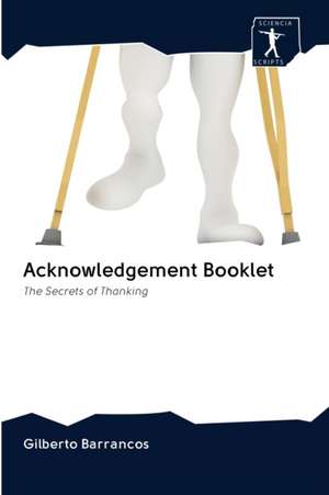 Acknowledgement Booklet de Gilberto Barrancos