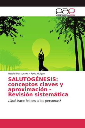 SALUTOGÉNESIS: conceptos claves y aproximación - Revisión sistemática de Natalie Massonnier