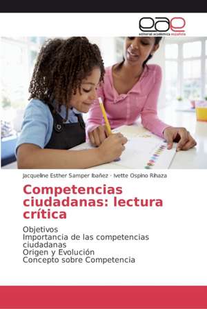 Competencias ciudadanas: lectura crítica de Jacqueline Esther Samper Ibañez