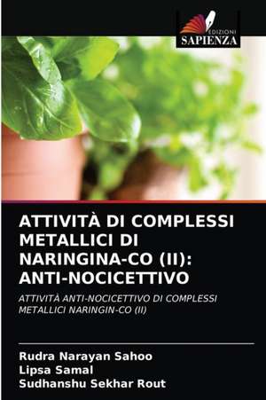 ATTIVITÀ DI COMPLESSI METALLICI DI NARINGINA-CO (II): ANTI-NOCICETTIVO de Rudra Narayan Sahoo