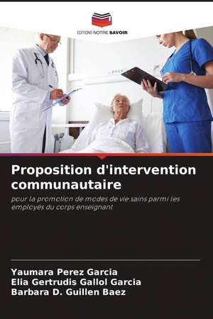 Proposition d'intervention communautaire de Yaumara Pérez García
