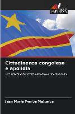 Cittadinanza congolese e apolidia de Jean Marie Pembe Mulumba