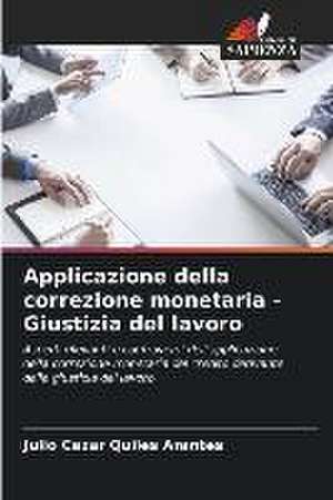 Applicazione della correzione monetaria - Giustizia del lavoro de Julio Cezar Quiles Arantes