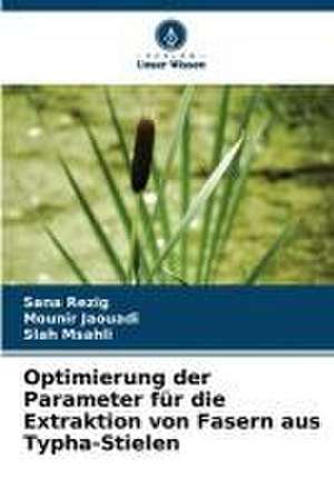 Optimierung der Parameter für die Extraktion von Fasern aus Typha-Stielen de Sana Rezig