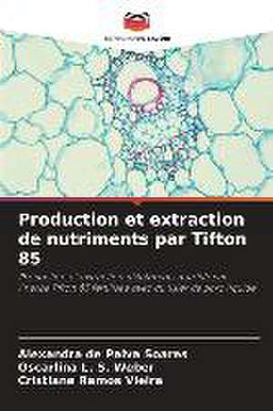 Production et extraction de nutriments par Tifton 85 de Alexandra de Paiva Soares