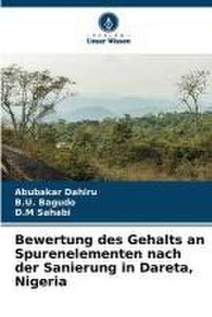 Bewertung des Gehalts an Spurenelementen nach der Sanierung in Dareta, Nigeria de Abubakar Dahiru