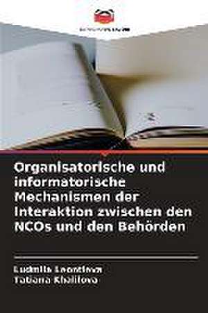 Organisatorische und informatorische Mechanismen der Interaktion zwischen den NCOs und den Behörden de Ludmila Leontieva