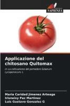 Applicazione del chitosano Quitomax de María Caridad Jiménez Arteaga