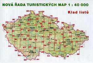 Wanderkarte Tschechien Pardubicko, Chrudimsko 1 : 40 000