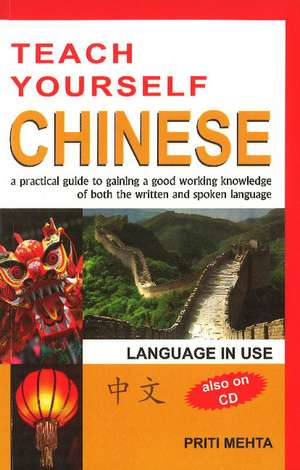 Teach Yourself Chinese de Priti Mehta