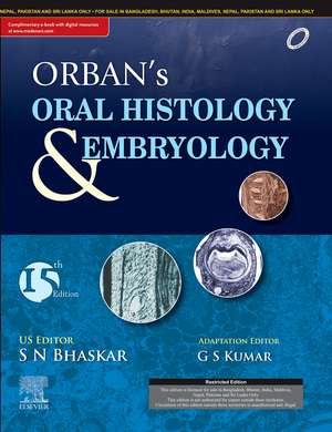 Orban's Oral Histology & Embryology de G. S. Kumar