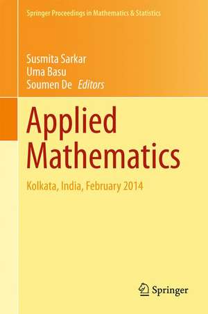 Applied Mathematics: Kolkata, India, February 2014 de Susmita Sarkar