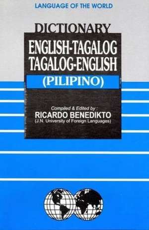 Benedikto, R: English-Tagalog (Pilipino) & Tagalog (Pilipino