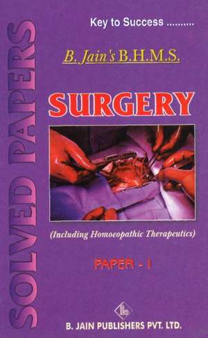 Surgery, (Paper I) de B. Jain Publishers