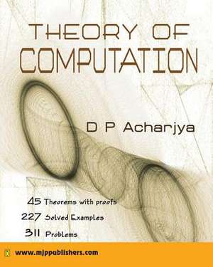 Theory of Computation de D. P. Acharjya