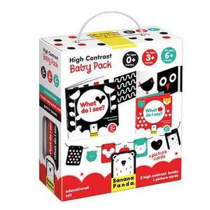 High Contrast Baby Pack 0+/3m+ de Banana Panda Inc