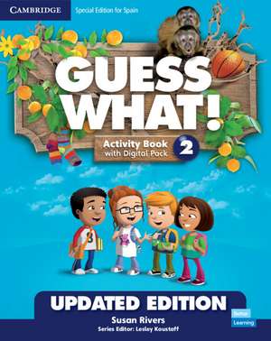 Guess What! Level 2 Activity Book with Digital Pack and Home Booklet Special Edition for Spain Updated de Susan Rivers