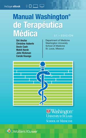 Manual Washington de terapéutica médica de Siri Ancha