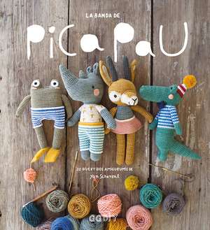 La Banda de Pica Pau: 20 Divertidos Amigurumis de Yan Schenkel