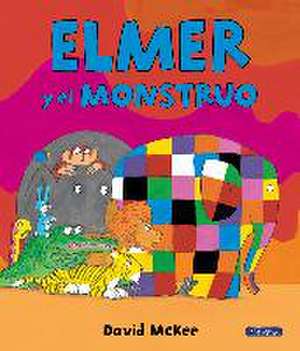 Elmer. Elmer y el monstruo : álbum ilustrado de Vanesa Pérez-Sauquillo Muñoz