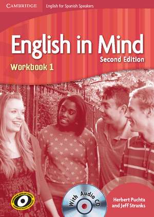 English in Mind for Spanish Speakers Level 1 Workbook with Audio CD de Herbert Puchta