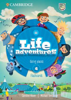 Life Adventures Level 4 Flashcards: Going Places de Caroline Nixon