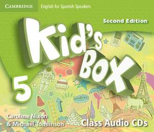 Kid's Box Level 5 Class Audio CDs (4) English for Spanish Speakers de Caroline Nixon