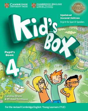 Kid's Box Level 4 Pupil's Book Updated English for Spanish Speakers de Caroline Nixon