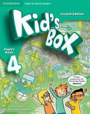 Kid's Box Level 4 Pupil's Book English for Spanish Speakers de Caroline Nixon