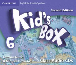 Kid's Box Level 6 Class Audio CDs (4) English for Spanish Speakers de Caroline Nixon