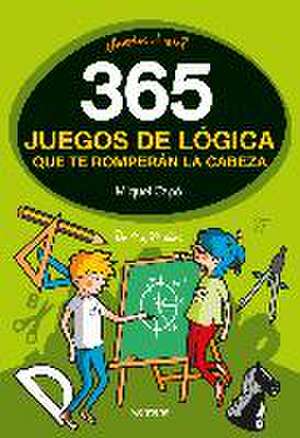 365 enigmas y juegos de lógica : para niños y niñas : acertijos divertidos y retos de ingenio para aprender en familia. actividades infantiles para cada día del año de Miquel Capó Dolz