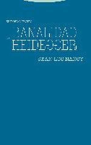 Banalidad de Heidegger de Jean-Luc Nancy