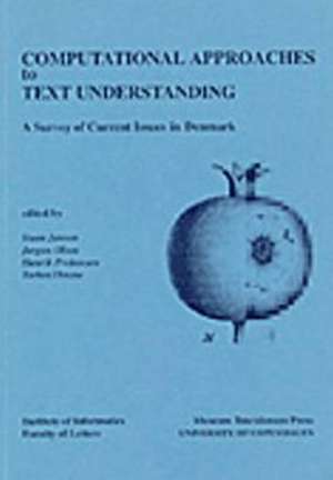 Computational Approaches to Text Understanding de Steen Jansen