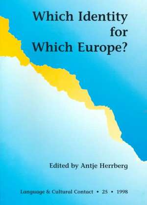 Which Identity for Which Europe de Antje Herrberg