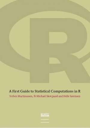 A First Guide to Statistical Computations in R de Torben Martinussen