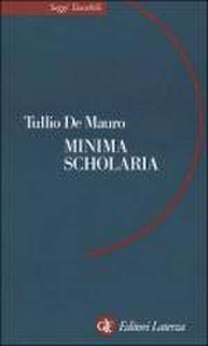 Minima scholaria de Tullio De Mauro