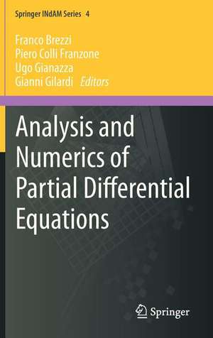 Analysis and Numerics of Partial Differential Equations de Franco Brezzi