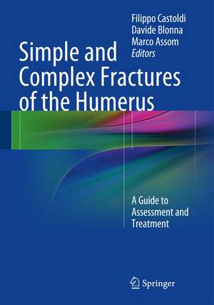 Simple and Complex Fractures of the Humerus: A Guide to Assessment and Treatment de Filippo Castoldi