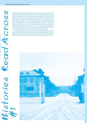 In Medias Res #1: Histories Read Across de Dennis Brzek