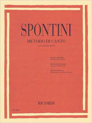 Gaspare Spontini - Singing Method de Gaspare Spontini