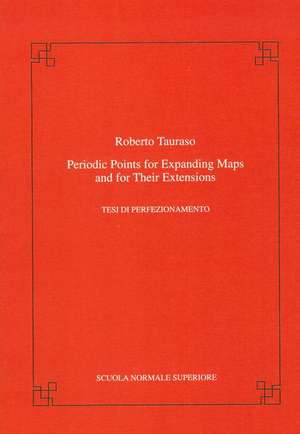 Periodic points for expanding maps and their extensions de Roberto Tauraso